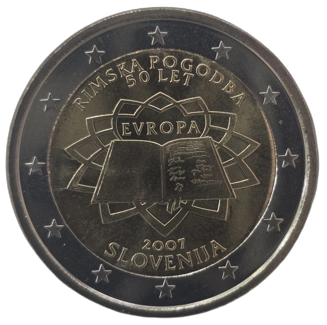 2 euros conmemorativa 50º Aniversario del Tratado de Roma